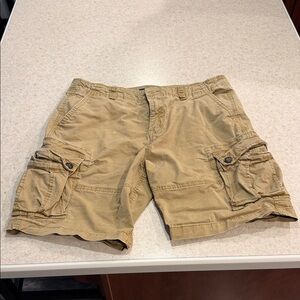 Men's Tan Cargo Shorts